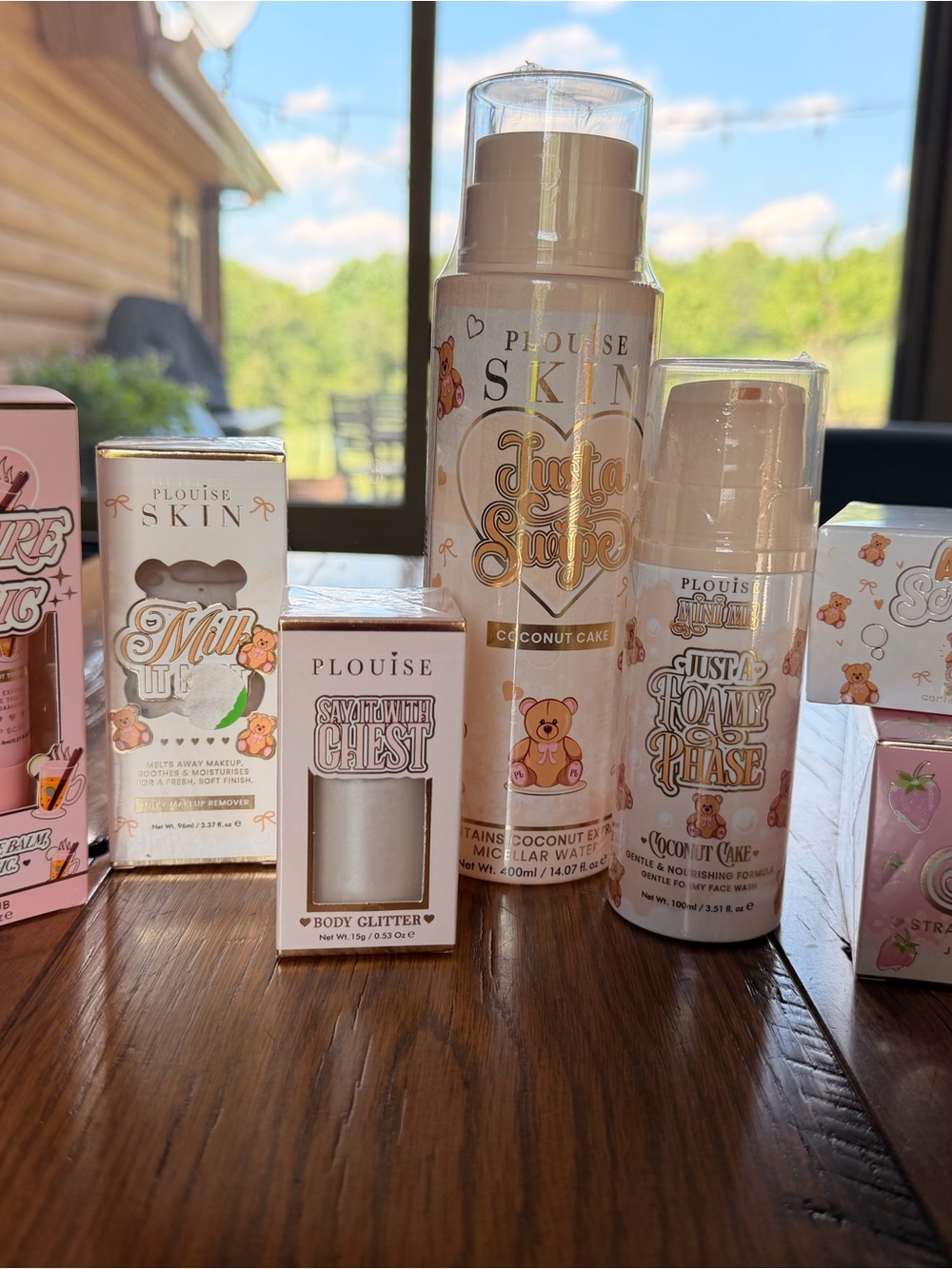P Louise Skincare Bundle Coconut Cake Strawberry Mega Lot! Face Wash Lip Duo New - Picture 9 of 9